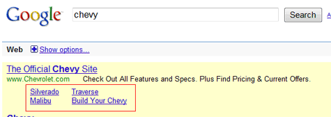 search-engine-sitelinks3 How can you use sitelinks in PPC Ads?