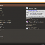 Screen shot from SEO Site Tools