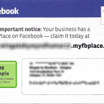 Facebook Places Postcard (front) Facebook Places Postcard (front)