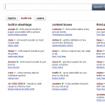 Blekko screenshot. Blekko screenshot.