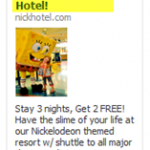 Facebook PPC ad example - bright colors