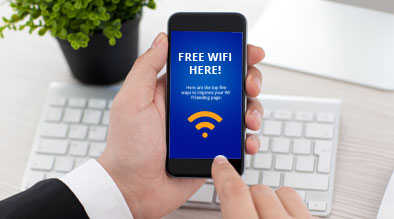 Custom Wi-Fi Landing Page