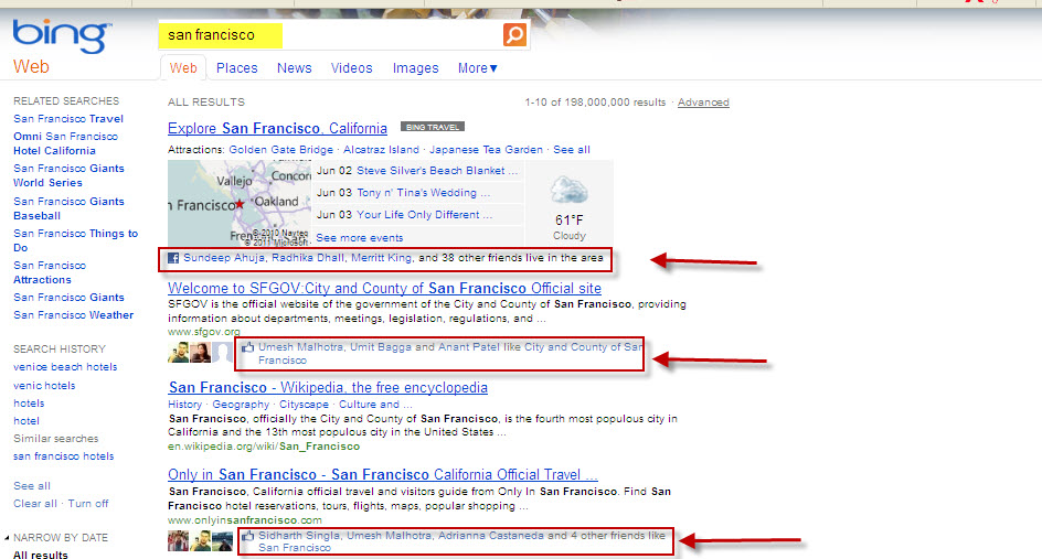 Bings Search Results Get More Social