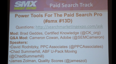 Power Tools for the Paid Search
