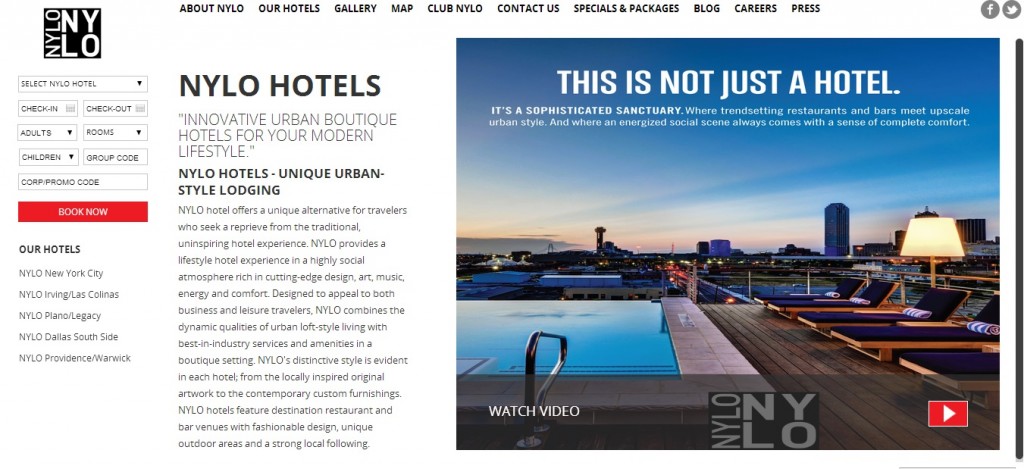 NYLO hotels - milestoneinternet.com, Milestone Inc.