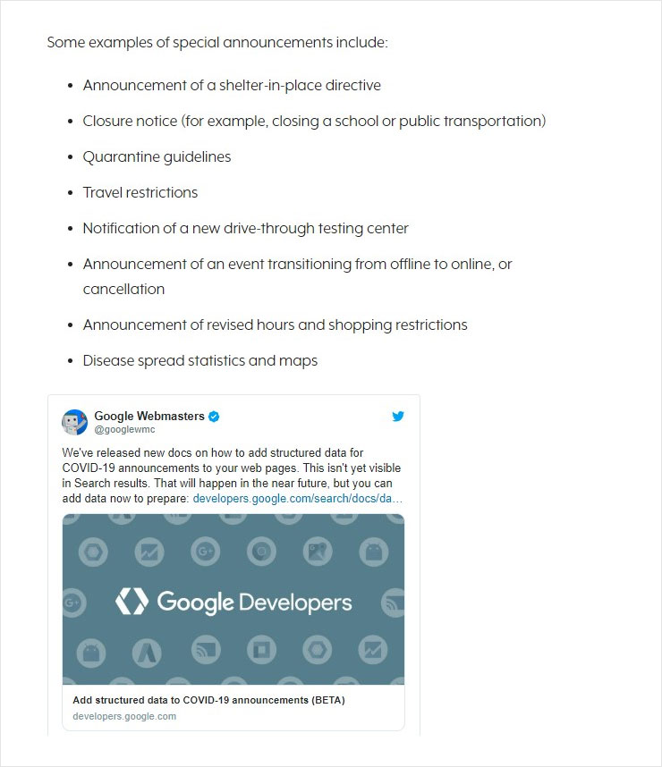 gmb special announcement - milestoneinternet.com, Milestone Inc.