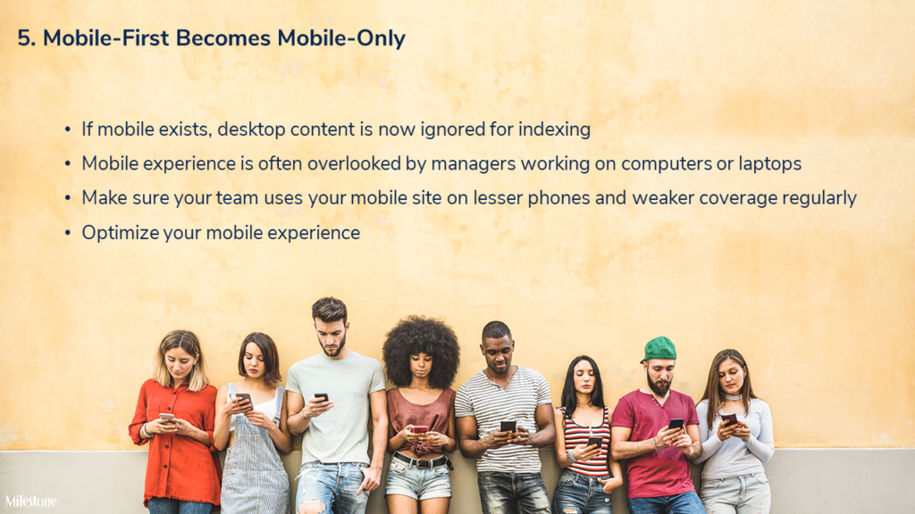 Mobile-first becomes mobile-only - milestoneinternet.com, Milestone Inc.