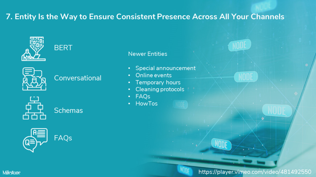 Entity is the foundation of content consistency - milestoneinternet.com, Milestone Inc.