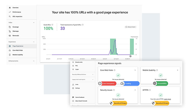 page experience pillars