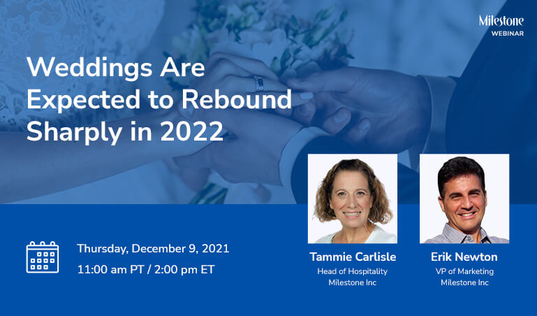 Webinar: Weddings Are Expected to Rebound Sharply in 2022
