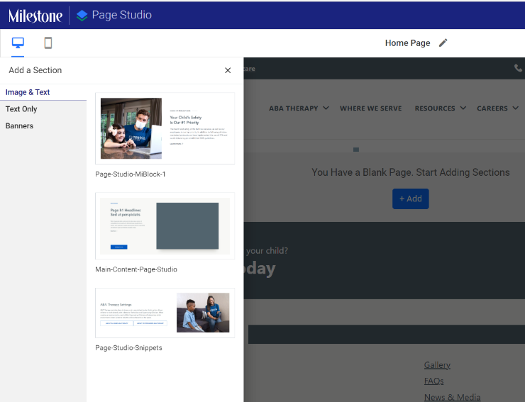 We have drastically reduced the dependence on development teams for page deployment