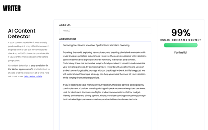 AI Content Detector