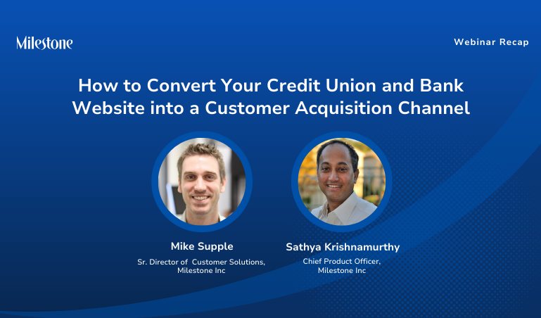 Webinar Recap: How to Convert Your Credit Union and Bank Website into a Customer Acquisition Channel
